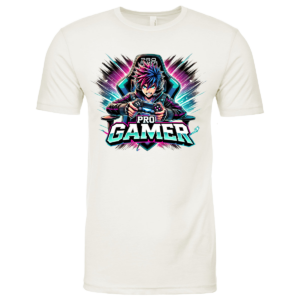 WHITE PRO GAMER T-SHIRT